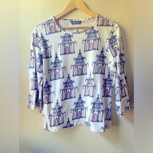 Three Islands Woman’s Cotton Top Size Medium